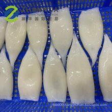 Giant Squid Skinless Tube U3/U5/U7 Flying Squid  White Color 70% 80% 90% Net Weight